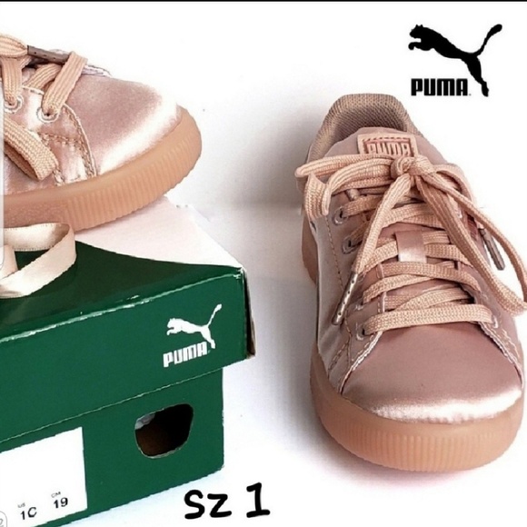puma clyde rose gold